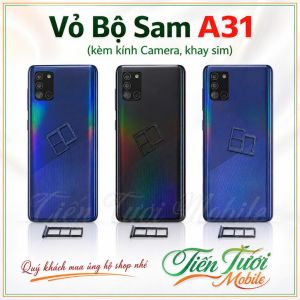 Vỏ Bộ Samsung A31 – Kèm Kính Camera Khay SIM