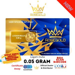 Logam Mulia Rose Gold 0.05 Gram MiniGold
