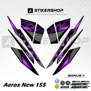 STIKER STRIPING AEROX CONNECTED - NEW GRAFIS VARIASI 014