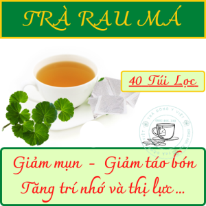 TRÀ RAU MÁ 40 túi lọc Giảm Mụn Tăng Cường Trí Nhớ và Thị Lực Trà túi lọc tiện lợi Trà Đông Y Việt