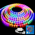 5Mไฟเส้น led 220V หลายสีแถบแสงกันน้ำกลางแจ้งหกส่วนแถบแสงสีแสงที่ยืดหยุ่นตกแต่งบ้านคุณภาพสูงแจกปลั๊ก. 