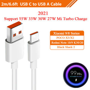 Original Xiaomi 6A Usb Type C Cable Charger Turbo 120w Tipo Fast Charging Cabo For Mi 12 11 10 Pro 5G Poco F4 Redmi K50 K40 K30S