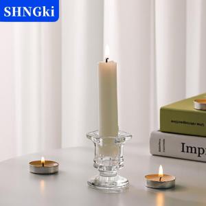 SHNGki Nến thủy tinh chủ mới lạ Bắc Âu trang trí nội thất nến lãng mạn nến đứng Bàn phụ kiện đám cưới centerpieces đồ trang trí quà tặng