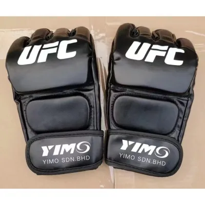 UFC Gloves Sport Half Finger Muay Thai Gloves MMA Kick Boxing Training Boxing Mittens Tactical Gloves