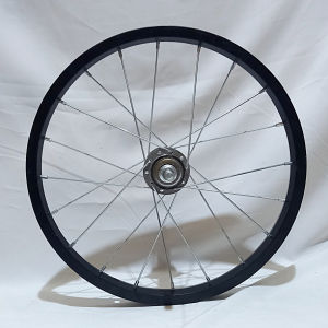 velg sepeda ukuran 16 in velg roda sepeda 16 in sudah di rakit setel jari2 tinggal pasang cocok semua sepeda anak 16 in