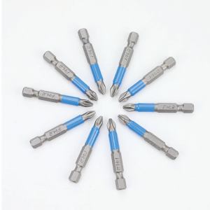 Mata Obeng Magnetic Kepala Mata Bor Cross Obeng ListrikMagnet Screwdrivers Drill Bit Ph2 Non Slip Stok lokal