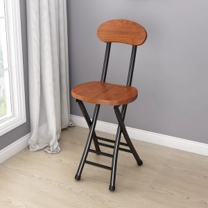 Ghế Gỗ Gấp Gọn Đa Năng Ghế Bàn Ăn Gập Gọn Thông Minh Ghế Làm Việc Mặt Gỗ Khung Thép Sơn Tĩnh Điện.