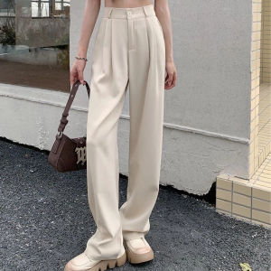 7 Colors Wide Leg Straight Pants S-6XL Plus Size 22-48 Korean Highwaist Pants Suit Pants for Women Vintage Loose