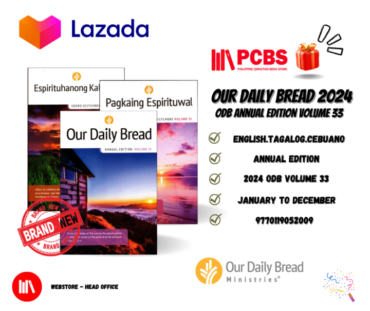 PCBS Our Daily Bread 2024 Small Volume 33 (ENGLISH/TAGALOG/CEBUANO) ODB