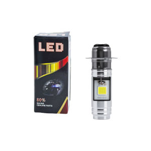 2PCS Motorcycle Headlight P15D BA20D H4 LED H6 LED Moto Bulbs For MotorBike Scooter ATV COB HeadLamp 12V-30V 6000K