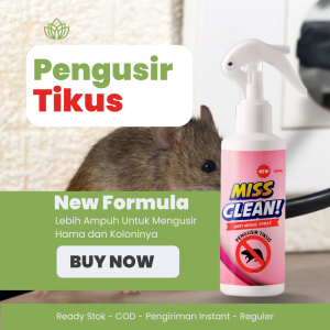 Miss Clean Pembasmi Pengusir Tikus di Rumah
