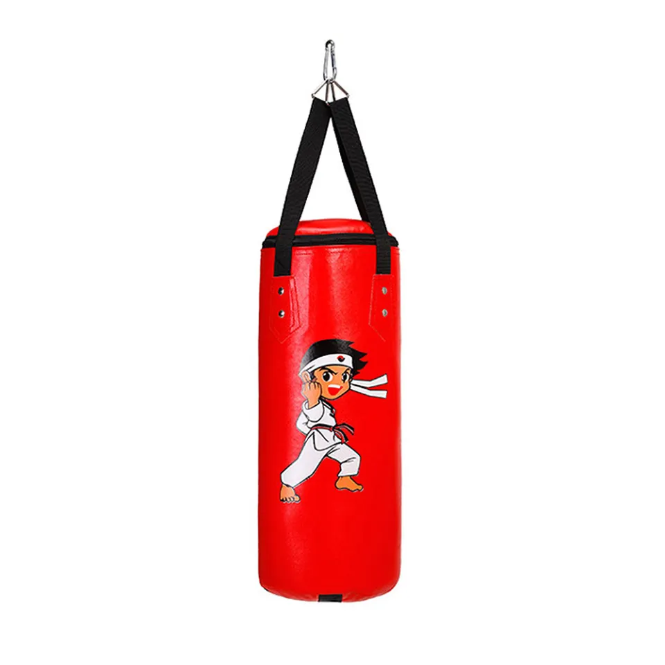 Empty Training Boxing Hook Kick Sandbag Fight Karate Punch