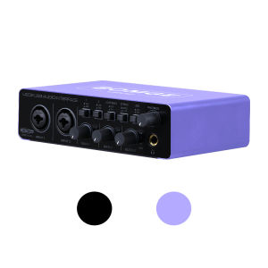 BOMGE U202 USB Audio Interface with Microphone Preamplifier 48V 32-bit/192kHz Resolution for Computer Recording Streaming Podcasting