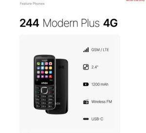 Điện Thoại 4G inoi 244 Plus 4G Xài sim Mobi ok - BH 12 tháng mới 100%
