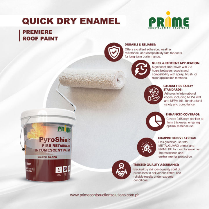 Pyroshield Clear PYROSHIELD Fire Retardant Intumescent Paint | Lazada Philippines