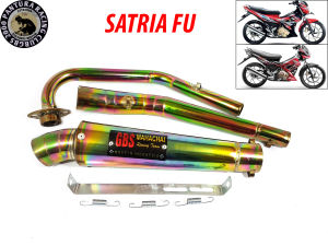 knalpot GBS satria fu drag slincer kerucut full bunglon
