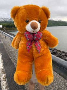 ตุ๊กตาหมีเท็ดดี้ขนปุย รุ่นโบว์สก็อต ขนาด 70 CM. เป็นรุ่นผ้าเกรดพรีเมี่ยมขนยาวไม่หลุดฟุ้ง ใช้ใยสังเคราะห์เกรดA สินค้า คุณภาพดีจากโรงงาน