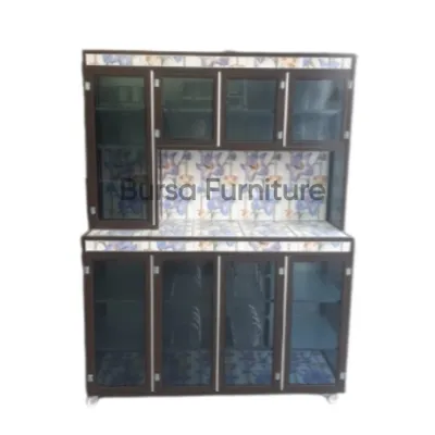 lemari rak piring 4 pintu/rak piring aluminium/rak piring 4 pintu gendong 1/premium holo/chat admin