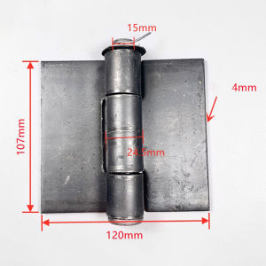 Heavy Duty Gate Cylindrical Hinge Truck Tank Flag Hinges Big Gate Welding Hinge