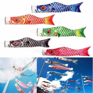 Teabelle 70cm Koi Nobori Carp Wind Sock Koinobori Fish Flag Yard Hanging Decor