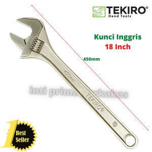 KUNCI INGGRIS TEKIRO 18" KUNCI BACO ADJUSTABLE WRENCH TEKIRO 18 INCHI