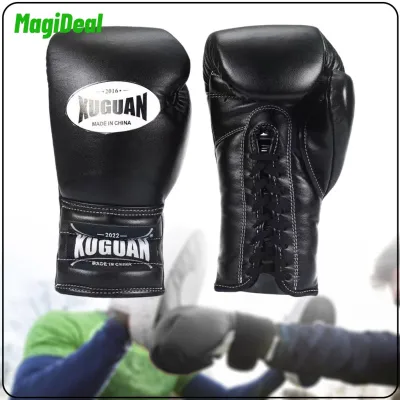 Boxing Gloves Punching Bag Mittens Ergonomic Wrist Support for Men Women Lace up Boxing Training Gloves for Mma Muay Thai