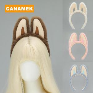 【CANAMEK】 Kawaii Monsters BB Headband Cosplay Bubu Devil Baby Plush Ear Hair Band Cute Elf Ear Face Wash Headdress Girls Birthday Gifts