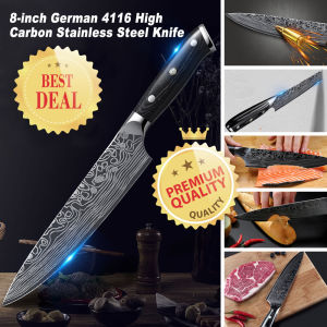 GERMAN 4116 STAINLESS STEEL Professional Chef Knife German High Carbon Stainless Steel with Ergonomic Handle Super Sharp Knife