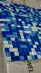 💯% Waterproof real glass and stone combination non-adhesive — sold/box (22pcs/box)