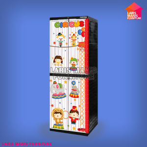 Lemari Tabitha 4 susun LS2P PRINTING MOTIF KARAKTER LEMARI ANAK TERBARU