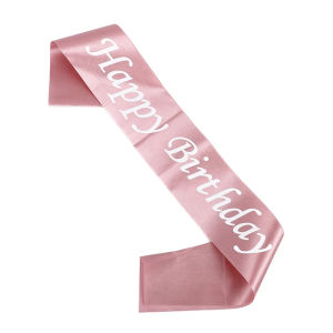 Selempang Happy Birthday / Sash Birthday Girl Perlengkapan Ulang Tahun