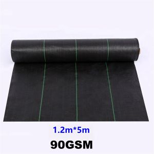 Weedmat 0.5 1 2 Meter Width 90GSM/100GSM Garden Weedmat Weed Control Mat Barrier Garden Lanscape Penanah Bumi Pencegah Rumpai