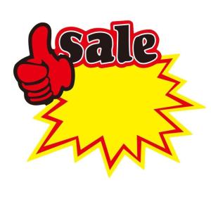 10pcs Advertising Paper Promotional Goods Price Tags Price Paper Sign for Supermarket Grocery Clamp