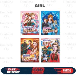 Buku Tulis Kwarto Vision / X-Book 38 lembar (1 pak isi 10pc)