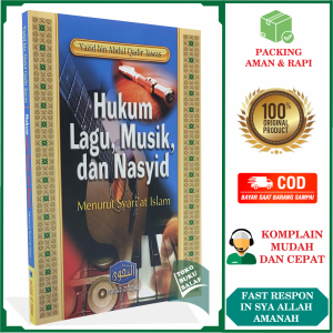 Hukum Lagu Musik dan Nasyid Menurut Syariat Islam Karya Yazid bin Abdul Qadir Jawas Penerbit Pustaka At-Taqwa
