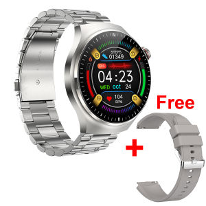 NineWind  TK26 smart watch micro physical examination ECG non-invasive blood sugar uric acid blood pressure blood lipid health monitoring AMOLED screen for Android IOS sports health watch