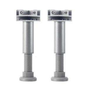 2Pieces Multipurpose Rotatable Base Clip for Planter Pot Craft of Portable and Sturdy Aluminum Alloy Materials