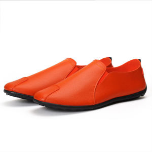 MenS Loafers New Autumn Fashion PU Trendy MenS Shoes Soft Sole Slip-On Shoes