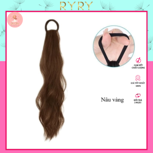 Dây buộc tóc giả uốn sóng lơi làm dày búi tóc cột tóc dạng dây phụ kiện búi tóc cho nữ dài 50cm- PHỤ KIỆN RYRY