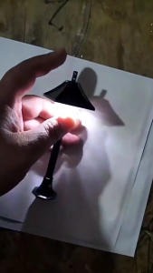 Miniature Street Lamp for 1/12 Scale Dollhouses Accessories Handmade Scale Landscape Project Street Light Model 2PCS