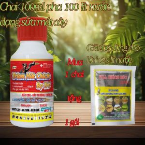 1 chai TRUM CHICH HUT 100ML DÙNG CHO 100 LIT NƯỚC MUA 1 TẶNG 1 GÓI VUA CHICH HUT 20G.