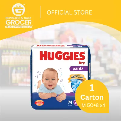 [Klang Valley] Huggies Dry Pants SJP - M 4x50S+8S