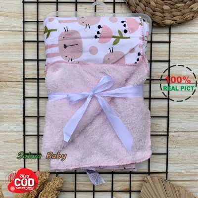 Super Lembut Selimut Bayi Tebal Double Pleece Ukuran 90cm x 75cm Almeera Baby and Kids