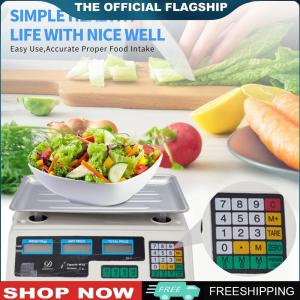 [BONDRE9]Stainless Steel Digital Kitchen Weighing Scales LCD Display Industrial Scales for Commercial Shop Retail Price Weighing