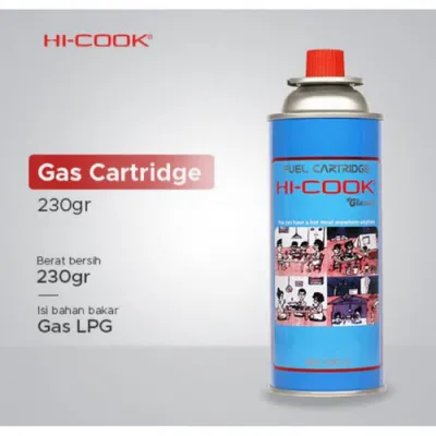 Gas HICOOK / HI-COOK untuk Kompor Portable - 230GR