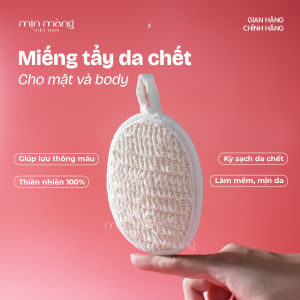 Miếng Tẩy Da Chết Cho Mặt Và Body Từ Sợi Lanh Thiên Nhiên Làm Đẹp Và Mềm Mịn Da Mịn Màng Việt Nam
