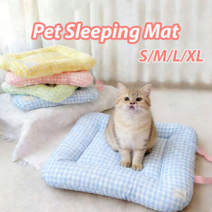 Pet Dog Bed Mat Cat Sleeping Mat Washable Warm Soft Pet Mattress Dog Mat Prone Bed Mat