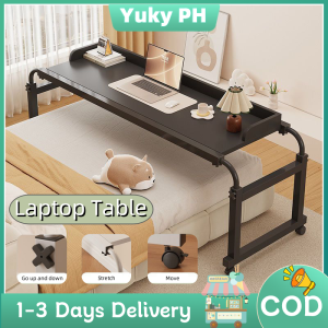 Laptop Table Computer Desk Study Table Bed Side Table Mobile Adjustable Bed Side Table Laptop Desk With Wheels Movable Liftable Table