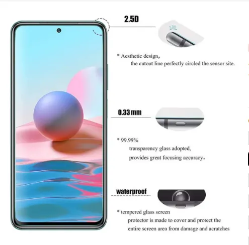 COC Xiaomi Redmi Note Pro Tempered Glass Screen Protector