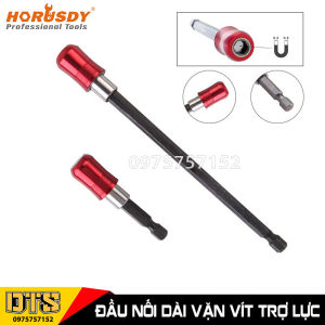 Đầu nối dài vặn vít có khóa gài chống rớt cao cấp HORUSDY Australia chân lục giác đầu nối vít có nam châm chuôi 1/4 thép CR-V Cacbon độ cứng cao đầu nối dài lục giác thay nhanh thanh kéo dài lục giác thay nhanh